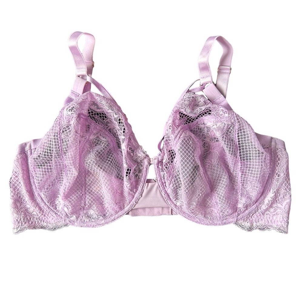Victoria's Secret Lilac Lace Underwire Bra Full Coverage
